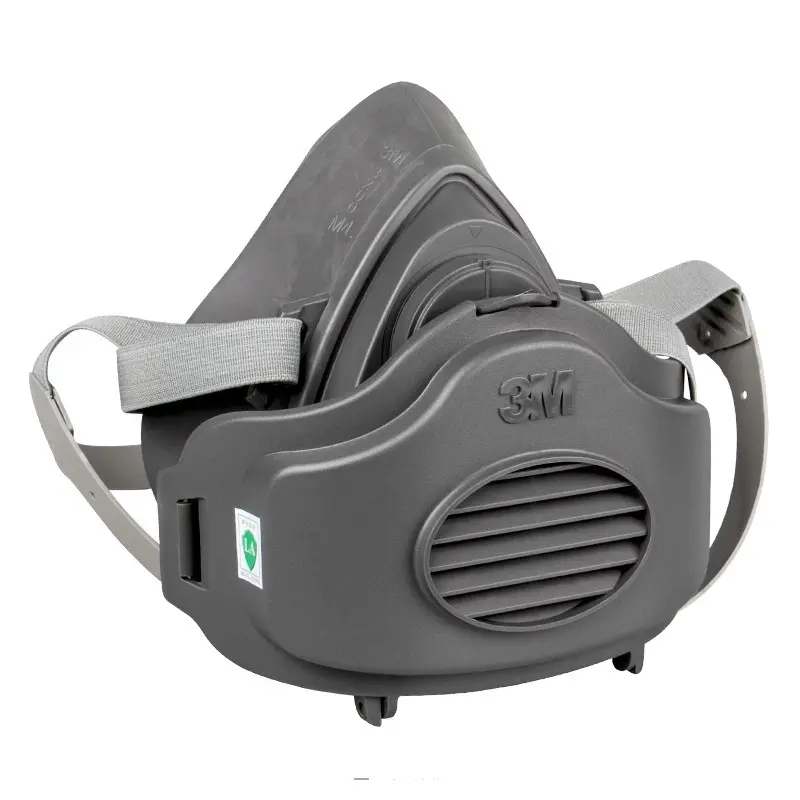 シングルフィルター呼吸保護1セット防塵ハーフマスクミディアム/ラージサイズ