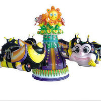 Offre Spéciale Carrousel classique musical intérieur personnalisé 6 places sur le thème des chevaux, tour pour enfants pour centre commercial et centre de jeux