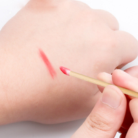 Applicateur de rouge à lèvres jetable en bambou écologique pour le maquillage