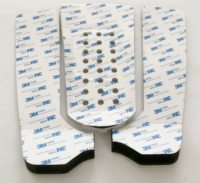 Pad de traction pour planche de surf EVA Ultra-Grip 3 pièces avec adhésif, confortable pour la voûte plantaire et le kick de queue pour planches de surf