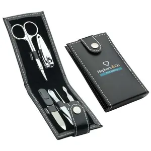 2023 Personal Iron Manicure Kit-características 6 ferro ferramenta pessoal manicure kit individualmente poli ensacado e vem com seu logotipo