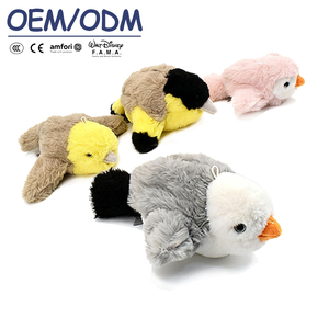 Super doux rose oiseau en peluche poupée porte-clés pendentif mignon cadeau d'anniversaire pour meilleur <span class=keywords><strong>ami</strong></span> doux peluche Animal soulagement du Stress caractéristique - Product Image 3