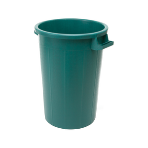 Contenitore per rifiuti in plastica aperto da 120 litri con manici in legno e ferro impilabile secchio di stoccaggio - Product Image 1