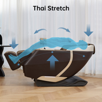 Fauteuil de massage professionnel à inversion intégrale, nouveau style 2023, système zéro gravité, en cuir PU, massage intelligent, vente en gros