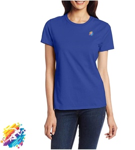 Camiseta Casual a Rayas de Manga Corta para Mujer, 100% Algodón, Personalizable con Tinte, al por Mayor, de Formula1 Industries - Product Image 3