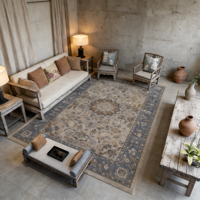 Tapis moderne en polyester tissé et gaufré imprimé en 3D, vente en gros en Chine, pour usage hôtelier