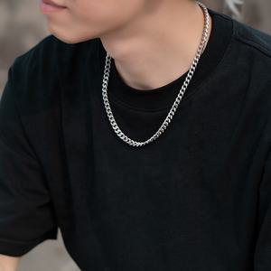 Colliers cubains personnalisés en or/rose de Miami, accessoires hip-hop en acier inoxydable, cadeaux de mode - Product Image 4