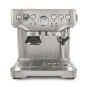 เครื่องชงกาแฟเอสเพรสโซพร้อมเครื่องบดในตัว - เครื่องชงกาแฟอัตโนมัติแบบหม้อต้มคู่ 20 บาร์ พร้อมก้านตีฟองนมสำหรับคาปูชิโน - Product Image 3