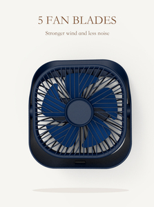 Quạt mini USB di động, pin sạc, để bàn, treo tường, xoay được, làm mát bằng khí, dùng cho ô tô, bán chạy năm 2023, 6 inch, quạt BLDC - Product Image 5