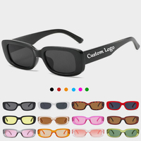 Lunettes de soleil carrées en gros Ranguo avec logo personnalisé, protection UV, idéales pour les promotions et événements d'entreprise