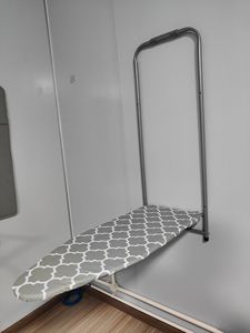 Planche <span class=keywords><strong>à</strong></span> <span class=keywords><strong>repasser</strong></span> murale pliable avec dessus en maille et crochet de suspension - Product Image 6