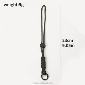 Sangle de poignet anti-perte avec mousqueton et porte-clés, boucle ronde pour <span class=keywords><strong>le</strong></span> camping, la randonnée et les voyages - Product Image 6