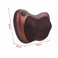 Bantal Pijat Shiatsu Elektrik 3D untuk Leher, Bahu, Punggung, Mobil, Rumah, dengan Rotasi dan Pemanas Inframerah