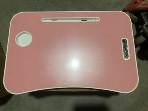 Mesa de escritorio plegable para ordenador portátil de metal multifunción moderna para leer y trabajar para cama, sofá y suelo en negro - Product Image 4