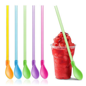 Cuillère en plastique pour bar, pub, slush, paille à boire, fête, célébration - Product Image 1