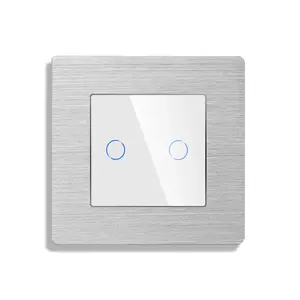 KLASS Hot Sell Tuya Wifi Switch Wall Light Control System 1/2/3/4 Gang Wall Smart Switch for 4 Gang Touch Switch 1 Gang 1 Socket