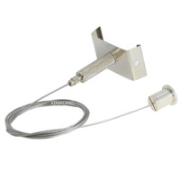 Cintres suspendus au plafond en acier inoxydable personnalisés Kits de suspension d'éclairage en fil d'accessoires d'éclairage à prix d'usine