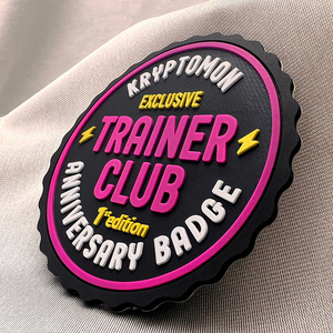 Silicone mềm cao su PVC các bản vá lỗi cho hàng may mặc Tùy chỉnh 3D dập nổi logo PVC các bản vá lỗi Nhiệt Báo Chí may sắt cao su phù hiệu cho quần áo - Product Image 1