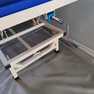 Cama de masaje de espalda de acero inoxidable con altura ajustable para acupuntura y <span class=keywords><strong>Tui</strong></span> Na, para uso hospitalario, diagnóstico y terapia ósea. - Product Image 5