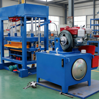 Machine à fabriquer des blocs de béton par vibration QTF4-28, machine à briques en ciment à bon prix