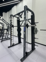 Machine Smith verticale personnalisée OEM d'usine, équipement de fitness à charge par plaques en acier Q235 pour la musculation et l'entraînement sportif
