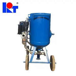 Di động 200L 700L không khí/máy phun cát để làm sạch kim loại