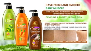 Lotion pour le corps au beurre de cacao ROUSHUN pour femme, à la noix de coco, à la <span class=keywords><strong>vitamine</strong></span> <span class=keywords><strong>E</strong></span> et au collagène, hydratante, éclaircissante, lotion pour le corps à l'extrait naturel - Product Image 6