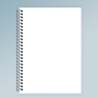 Cuaderno de Espiral Acrílico Grueso, B5, Rayado/Gráfico, Hojas Sueltas, Venta al por Mayor