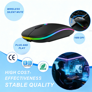 <span class=keywords><strong>Mouse</strong></span> Portabel Mini ultra-tipis, tetikus nirkabel Bluetooth TYPE-C ergonomis dapat diisi ulang vertikal untuk Laptop - Product Image 2