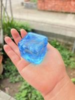 Jouet à presser transparent en forme de coquillage, cube souple en TPR, jouet anti-stress à thème océanique avec paillettes, jouet de décompression