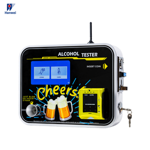Testeur d'alcool autonome avec lecteur de carte Nayax <span class=keywords><strong>Alcootest</strong></span> d'alcool numérique utilisant des pailles pour souffler - Product Image 2