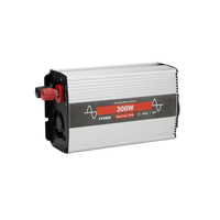 Convertisseur d'alimentation pour voiture en alliage d'aluminium à onde sinusoïdale pure monophasé 300W 12V 24V DC AC 220V 110V pour appareils électroménagers