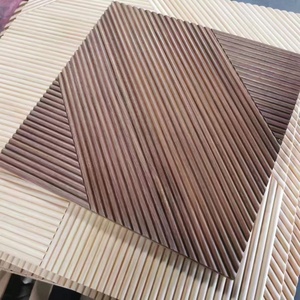 Pannelli in Legno Decorativi 3D con Design Scanalato per Pareti Interne e Rivestimenti in Legno - Product Image 4