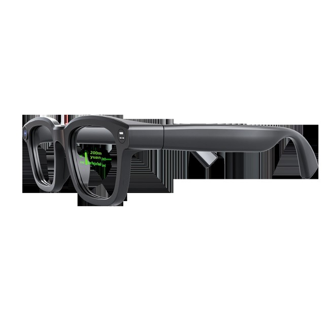 Smart AR Glasses Waveguide Display Photo Capture for Calling; Touch Button Control 300mAh Battery; Monocular Binocular