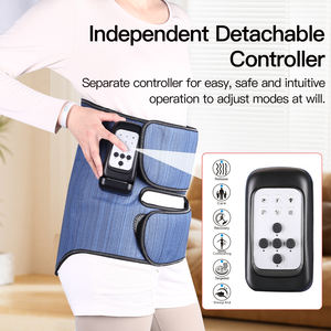 <span class=keywords><strong>Ceinture</strong></span> de massage par compression à ondes d'air pour la taille, l'abdomen, les fesses et les hanches, avec chaleur et vibrations, relaxation des tissus profonds, amincissement corporel - Product Image 3