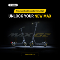 Trottinette Électrique Originale Ninebot by Segway Max G2 Suspension Double Vitesse 35 km/h Autonomie 70 km Trottinette Intelligente avec Application