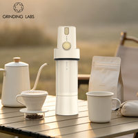 Molinillo de Café Portátil 2 en 1 H40, Manual con Manivela y Eléctrico USB-C, Molinillo de Bolsillo de Aluminio para Camping, Viajes y Espresso