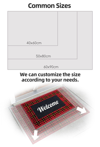 Tapis d'entrée en nylon noir 40x60cm avec bord en caoutchouc antidérapant, absorbant <span class=keywords><strong>la</strong></span> poussière, pour intérieur et extérieur, décoration de <span class=keywords><strong>la</strong></span> maison, vente en gros - Product Image 3