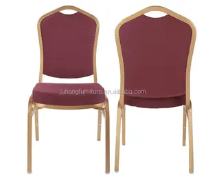 factory wholesale Crown Back Aluminum Banquet Chair Sale metal banquet chair