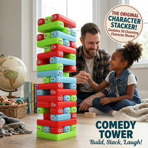 Juguete <span class=keywords><strong>de</strong></span> Torre Apilable <span class=keywords><strong>de</strong></span> Plástico, Bloques <span class=keywords><strong>de</strong></span> Equilibrio Coloridos, <span class=keywords><strong>Juego</strong></span> para Niños y Adultos, Mejora las Habilidades <span class=keywords><strong>de</strong></span> Resolución <span class=keywords><strong>de</strong></span> Problemas, <span class=keywords><strong>Juego</strong></span> <span class=keywords><strong>de</strong></span> <span class=keywords><strong>Mesa</strong></span> - Product Image 5