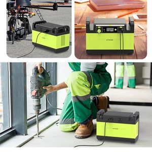 Station d'alimentation portable 1200W 1500W avec batterie au lithium, charge rapide, sortie DC/AC, générateur solaire, alimentation de secours - Product Image 4