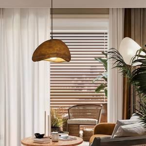 Lámpara colgante nórdica para sala de estar, bar, decoración del hogar, estilo japonés wabi sabi, lámpara colgante para mesa de comedor tipo loft - Product Image 2