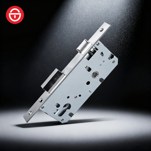 Thép Không Gỉ 45Mm Trượt Lỗ Mộng Cửa Móc Khóa Khóa Cơ Thể Bền Forend Key Mở Khóa Cách Cho Cửa Gỗ Latch Cơ Thể - Product Image 2