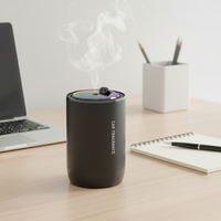 Diffuseur d'aromathérapie portable pour voiture alimenté par USB P32/P35/P42/P48, bouteille en verre de 50 ml pour huiles essentielles, liquide naturel