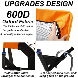 Buts de football pliables de haute qualité, filets pliables, mini buts légers, buts pliables pour l'entraînement en extérieur et en intérieur - Product Image 3