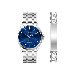 Ensemble montre et bracelet pour homme Verve Forge, mouvement à quartz Seiko, alliage, verre, résistant à l'eau, élégant, à porter au quotidien pour les affaires et les fêtes - Product Image 3