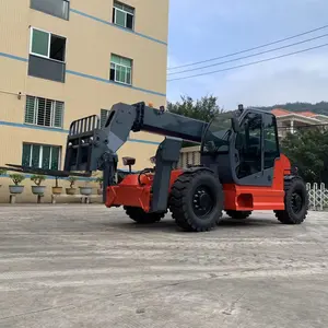 Nông nghiệp 4 bánh lái DIESEL loại điện telehandler Telescopic Handler xe nâng xe tải 6600lbs 3000kg tải trọng nhỏ