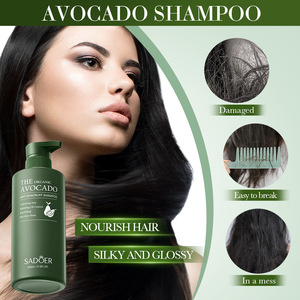 Shampoo <span class=keywords><strong>anti</strong></span>-pelliculaire et <span class=keywords><strong>anti</strong></span>-graisse à l'avocat en marque propre - Shampooing léger et nettoyant en profondeur 500 ml - Product Image 3