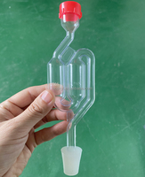 Bouchon de vin jetable en plastique en forme de S, sas de fermentation pour la fabrication de bière et de vin