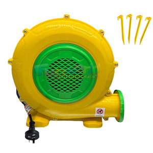 Electrical Air Blower Pump Motors <b>Inflatable</b> Games Bouncy Castle Kids Bouncer Water Slide 300KG Capacity Portable PVC Material - Product Image 5